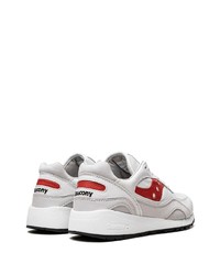 Мужские бело-красные кроссовки от Saucony