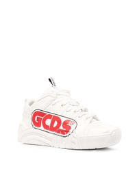 Мужские бело-красные кроссовки от Gcds