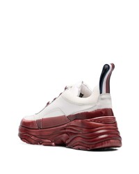 Мужские бело-красные кроссовки от Tommy Hilfiger