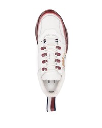 Мужские бело-красные кроссовки от Tommy Hilfiger
