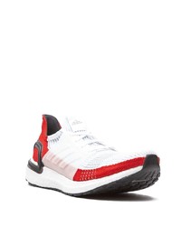 Мужские бело-красные кроссовки от adidas