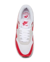 Женские бело-красные низкие кеды от Nike