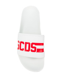 Мужские бело-красные сланцы от Gcds