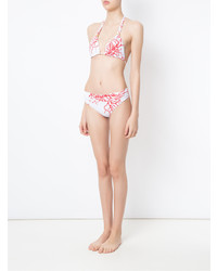 Бело-красный бикини-топ от BRIGITTE