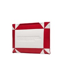 Бело-красный кожаный клатч от Calvin Klein 205W39nyc