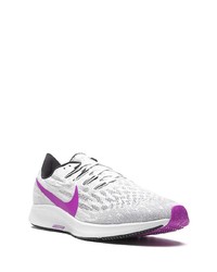 Мужские бело-пурпурные кроссовки от Nike