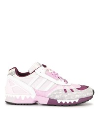 Мужские бело-розовые кроссовки от adidas