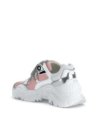 Мужские бело-розовые кроссовки от N°21