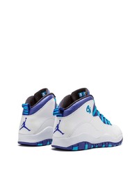 Мужские бело-синие кроссовки от Jordan