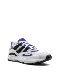 Мужские бело-синие кроссовки от adidas