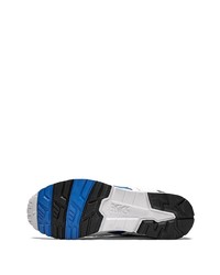 Мужские бело-синие кроссовки от Asics