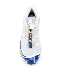 Мужские бело-синие кроссовки от Salomon S/Lab