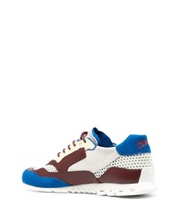 Мужские бело-синие кроссовки от Camper