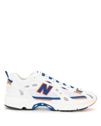 Мужские бело-синие кроссовки от New Balance