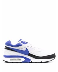 Мужские бело-синие кроссовки от Nike