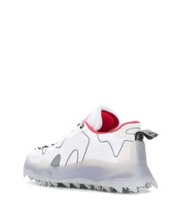 Мужские бело-синие кроссовки от Off-White