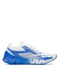 Мужские бело-синие кроссовки от Reebok