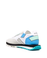 Мужские бело-синие кроссовки от Ghoud