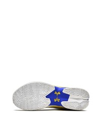 Мужские бело-синие кроссовки от Under Armour