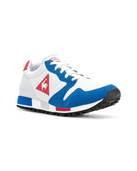 Мужские бело-синие низкие кеды от Le Coq Sportif