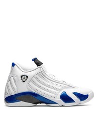 Мужские бело-темно-синие кроссовки от Jordan