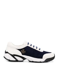 Мужские бело-темно-синие кроссовки от Mr & Mrs Italy