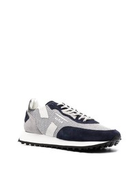 Мужские бело-темно-синие кроссовки от Ghoud