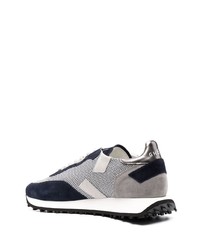 Мужские бело-темно-синие кроссовки от Ghoud