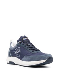 Мужские бело-темно-синие кроссовки от Blauer