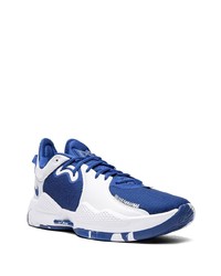 Мужские бело-темно-синие кроссовки от Nike