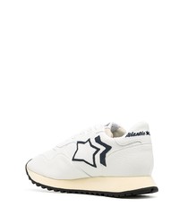 Мужские бело-темно-синие кроссовки от atlantic stars