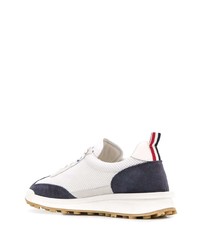 Мужские бело-темно-синие кроссовки от Thom Browne