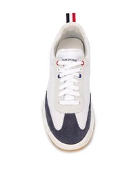 Мужские бело-темно-синие кроссовки от Thom Browne