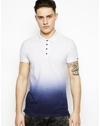 Мужская бело-темно-синяя футболка с круглым вырезом от Religion