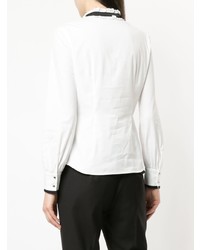 Бело-черная блуза на пуговицах от GUILD PRIME