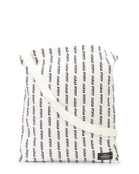 Мужская бело-черная большая сумка из плотной ткани с принтом от Neighborhood