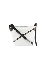 Бело-черная кожаная сумка через плечо от Proenza Schouler
