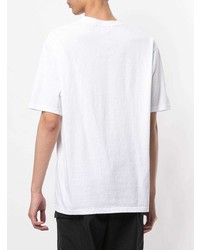 Мужская бело-черная футболка с круглым вырезом с принтом от UNDERCOVE