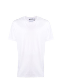 Мужская бело-черная футболка с круглым вырезом с принтом от Versus