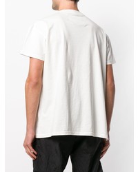 Мужская бело-черная футболка с круглым вырезом от A-Cold-Wall*