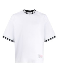 Мужская бело-черная футболка с круглым вырезом от Gcds