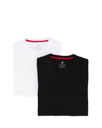 Мужская бело-черная футболка с круглым вырезом от Loveless