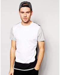 Мужская бело-черная футболка с круглым вырезом от NATIVE YOUTH