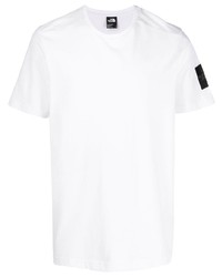 Мужская бело-черная футболка с круглым вырезом от The North Face