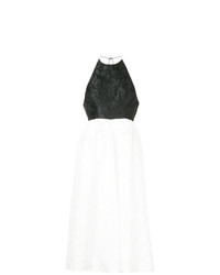 Бело-черное кружевное вечернее платье от Alex Perry