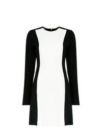 Бело-черное платье прямого кроя от Tufi Duek