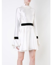 Бело-черное платье с пышной юбкой от Macgraw