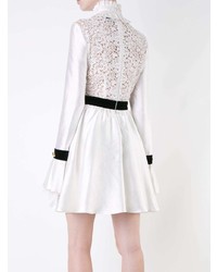 Бело-черное платье с пышной юбкой от Macgraw