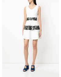 Бело-черное платье с пышной юбкой от GUILD PRIME