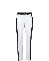 Женские бело-черные джинсы от Givenchy